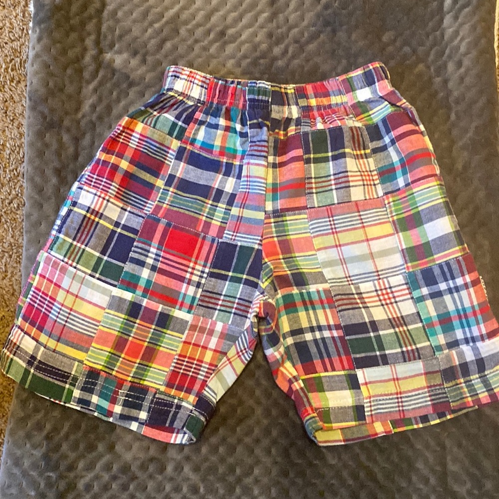 Boys Plaid Shorts